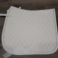 Quilt Dressage Pad, 1x piping *vgc, clean, mnr stains, rubs, threads, puckers
