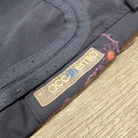 Full Seat Sticky Breeches "embroidered" *gc/fair, snags, puckers, stains, hair, dirty, v.rubbed trim & inside lining, older
