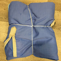 Rain Sheet, 2 legs *gc, clean, 0 wpf, faded, repairs, snags, pills, frays, rubs, mnr holes, torn binding
