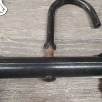 4 Hook Stall Mount Tack - Bridle Rack *gc, clean, faded, rust, scratches, scrapes
