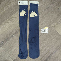 Light Nylon Tall Riding Socks *gc, cracking, sngs & runs
