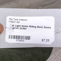 Tall Light Nylon Riding Boot Socks *vgc/xc
