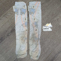 Tall Light Nylon Riding Boot Socks, "Dressage" *gc, mnr faded, rubs, pills & stains
