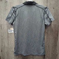 SS Polo Shirt, 1/4 Button Up "TSM" Team Spruce Meadows *vgc
