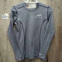 LS Shirt "Spruce Meadows" *vgc, shrunk? embroidery
