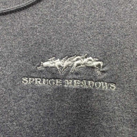 LS Shirt "Spruce Meadows" *vgc, shrunk? embroidery
