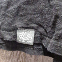 SS Cotton Shirt "Dressage" *gc, faded, pills, rubs, linty, cracking logo
