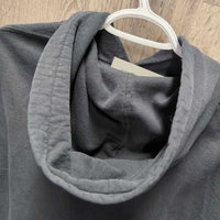 Hvy Sweatshirt Hoodie "Spruce Meadows" *gc, faded, stains?dirty, hair, clumpy, cut tag
