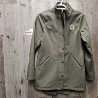 Soft Shell Rider - Coaches Jacket, Fleece Lined, zip, snaps "45th Anniversary Spruce Meadows" *No Hood, vgc
