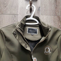 Soft Shell Rider - Coaches Jacket, Fleece Lined, zip, snaps "45th Anniversary Spruce Meadows" *No Hood, vgc
