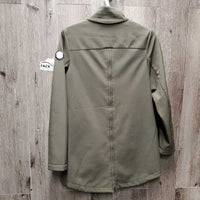 Soft Shell Rider - Coaches Jacket, Fleece Lined, zip, snaps "45th Anniversary Spruce Meadows" *No Hood, vgc
