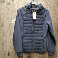 LS Puffer Jacket *vgc, mnr hair, dirt/makeup