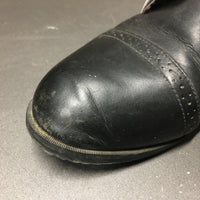 Field Boots, zips *vgc, mnr dust, stretched elastic, scuffs, folded & creased toes
