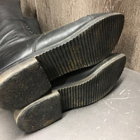 Field Boots, zips *vgc, mnr dust, stretched elastic, scuffs, folded & creased toes