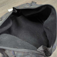Fleece Lined Helmet Bag *gc, dirt, hair, smell, rubs, faded?, older

