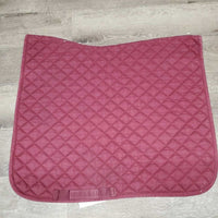 Quilt Dressage Saddle Pad *vgc, clean, faded, mnr hair, rubs, threads, pills
