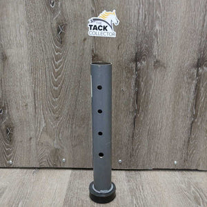 Farrier's Hoof Stand, Checkerplate Base, 2 Tops, Rasp, Pin *vgc, mnr rust, chips