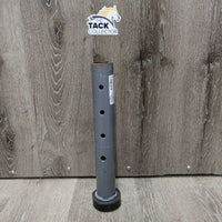 Farrier's Hoof Stand, Checkerplate Base, 2 Tops, Rasp, Pin *vgc, mnr rust, chips
