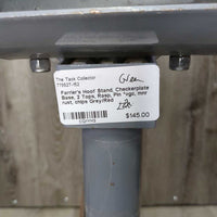 Farrier's Hoof Stand, Checkerplate Base, 2 Tops, Rasp, Pin *vgc, mnr rust, chips