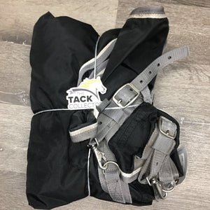 Hi Neck Rainsheet, 2 legs *vgc, mnr wpf, clean, mnr rubs, stains, threads, hair