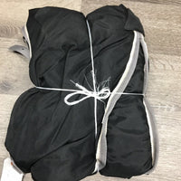 Hi Neck Rainsheet, 2 legs *vgc, mnr wpf, clean, mnr rubs, stains, threads, hair