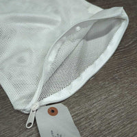 Fine Soft Mesh Polo & Leg Wraps Laundry Bag, Zipper Top *xc
