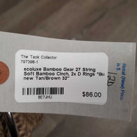 27 String Soft Bamboo Cinch, 2x D Rings *like new