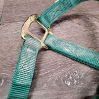 Nylon Halter "AEF Ride and Drive" patch, adj, snap *vgc, mnr dirt, older?
