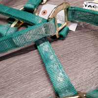 Nylon Halter "AEF Ride and Drive" patch, adj, snap *vgc, mnr dirt, older?