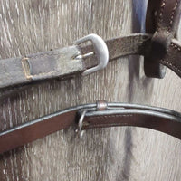 Rsd Braided Bridle, flash *gc, dirt, v.stiff, v.dry, faded, rubs, film, v.tight keepers
