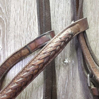 Rsd Braided Bridle, flash *gc, dirt, v.stiff, v.dry, faded, rubs, film, v.tight keepers
