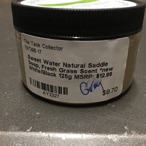 Natural Saddle Soap, Fresh Grass Scent *new