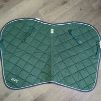 Quilt & Terry Towel Jumper Saddle Pad *gc, older, faded, puckers, threads, rubs
