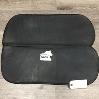 Memory Foam Half Pad *gc, clean, older, v. faded, mnr hair, purckers, rubs, stains, torn edge, puckers