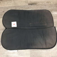 Memory Foam Half Pad *gc, clean, older, v. faded, mnr hair, purckers, rubs, stains, torn edge, puckers
