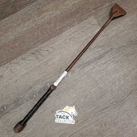 Leather Wrapped Riding Crop *vgc, mnr dirt, tape residue, scuffed

