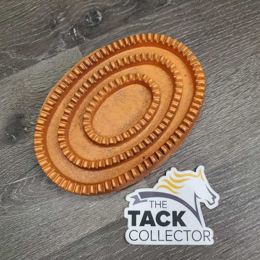 Stiff Rubber Curry, handle *gc, ?dirty, ?stains, rubs, discolored