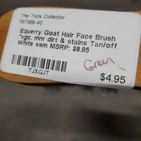 Goat Hair Face Brush *vgc, mnr dirt & stains