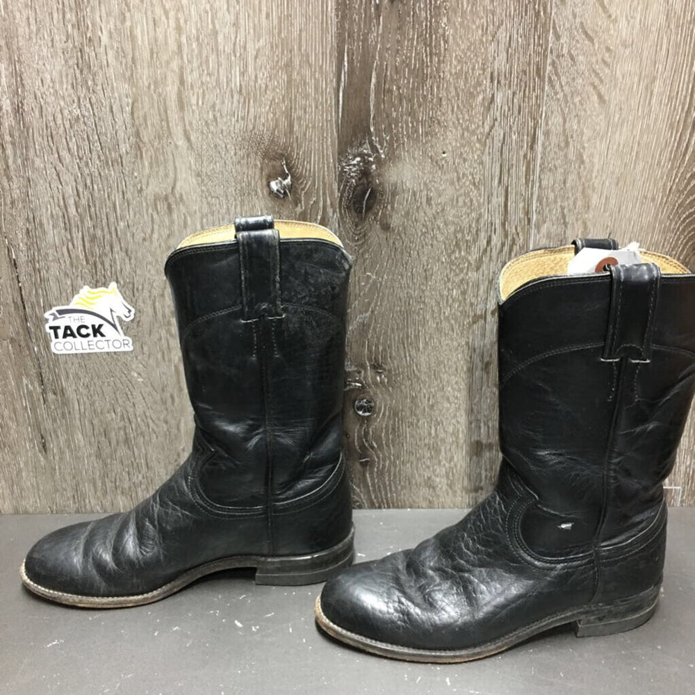 JUNIORS Round Toe Western Roper Boots *vgc, clean, mnr rubs & scuffs, older?