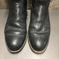 JUNIORS Round Toe Western Roper Boots *vgc, clean, mnr rubs & scuffs, older?
