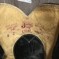 JUNIORS Round Toe Western Roper Boots *vgc, clean, mnr rubs & scuffs, older?
