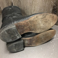 JUNIORS Round Toe Western Roper Boots *vgc, clean, mnr rubs & scuffs, older?
