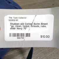 old Cotton Scrim Sheet *gc, clean, faded, threads, rubs, older
