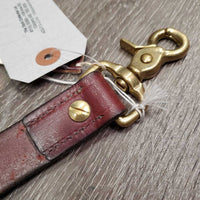 Thick Leather Dog Leash, Loop handle *new, mnr scratches
