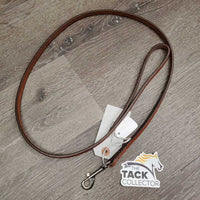 Narrow v.Thick Leather Dog Leash, loop handle *new
