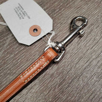 Narrow v.Thick Leather Dog Leash, loop handle *new
