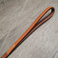 Narrow v.Thick Leather Dog Leash, loop handle *new
