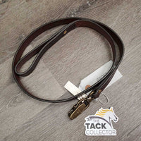 1" Wide Thick Leather Dog Leash, Loop handle *new, mnr scratches
