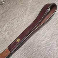 1" Wide Thick Leather Dog Leash, Loop handle *new, mnr scratches
