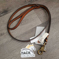 Narrow v.Thick Leather Dog Leash, loop handle *new
